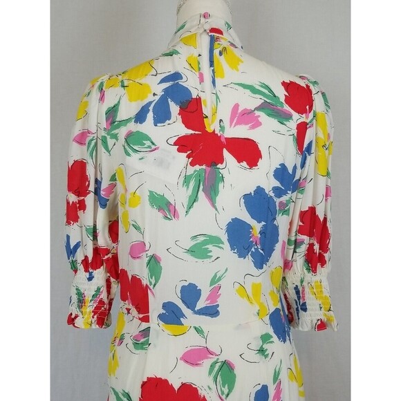 RIXO for Target Floral Cascade Ruffle Dress Size 6 - Picture 11 of 12